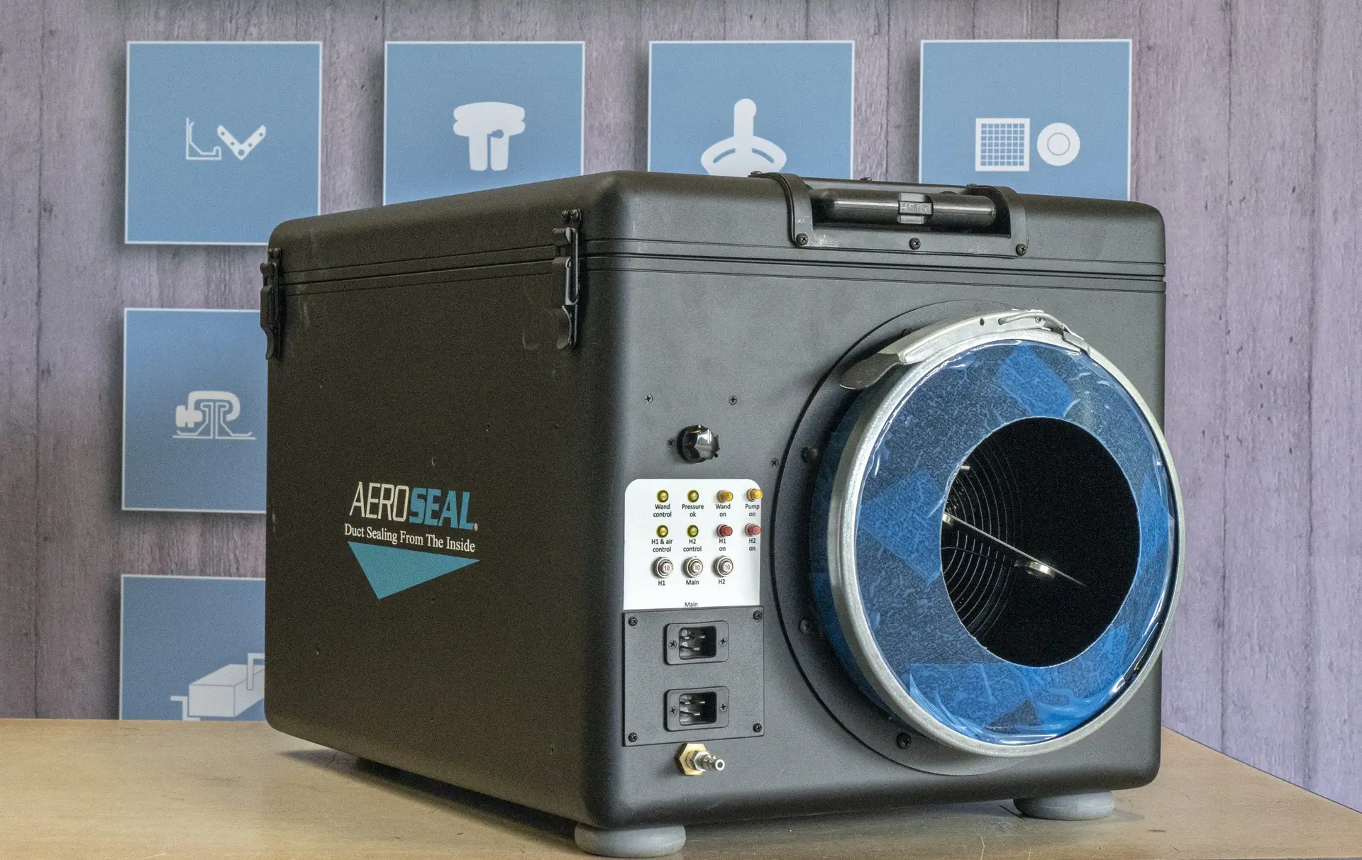 AeroSeal-Gerät zur Luftkanalabdichtung